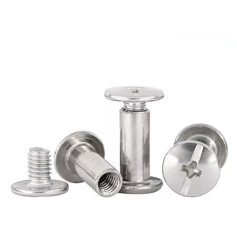 M4 Chicago Screws 100 Sets 304 Stainless Steel Binding Post For Leather Bag Photo Album Books - Image 4